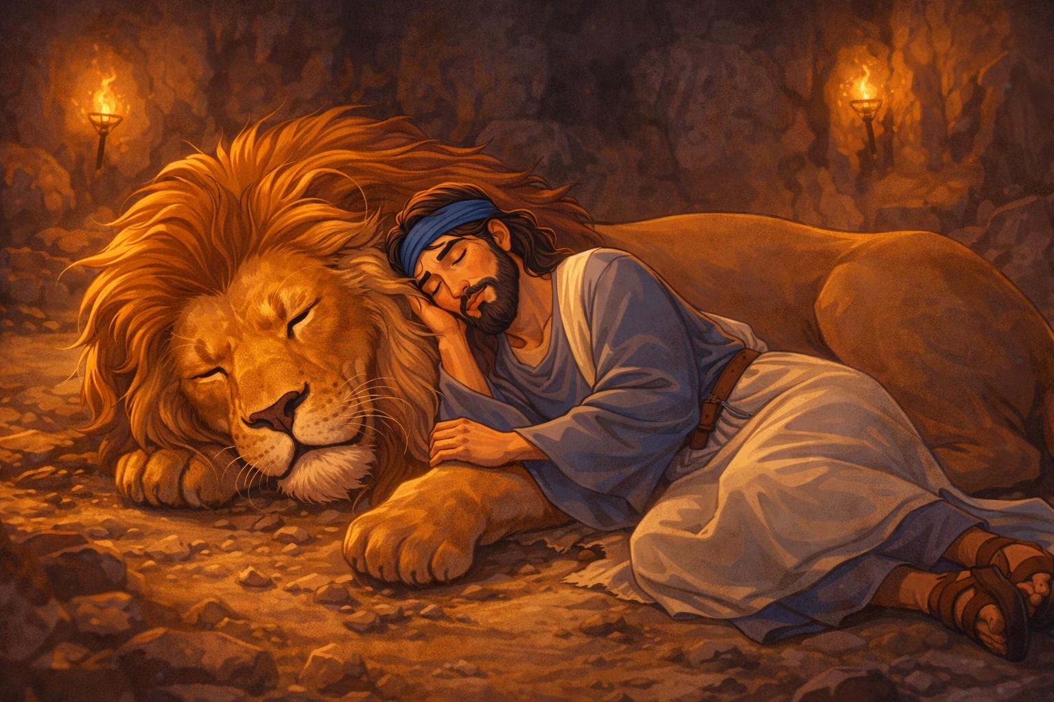 Daniel in the lions' den