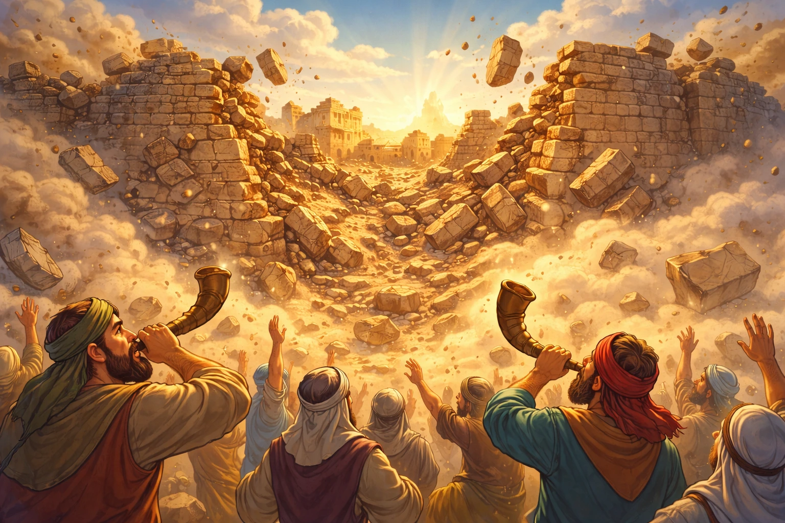 The walls of Jericho fall